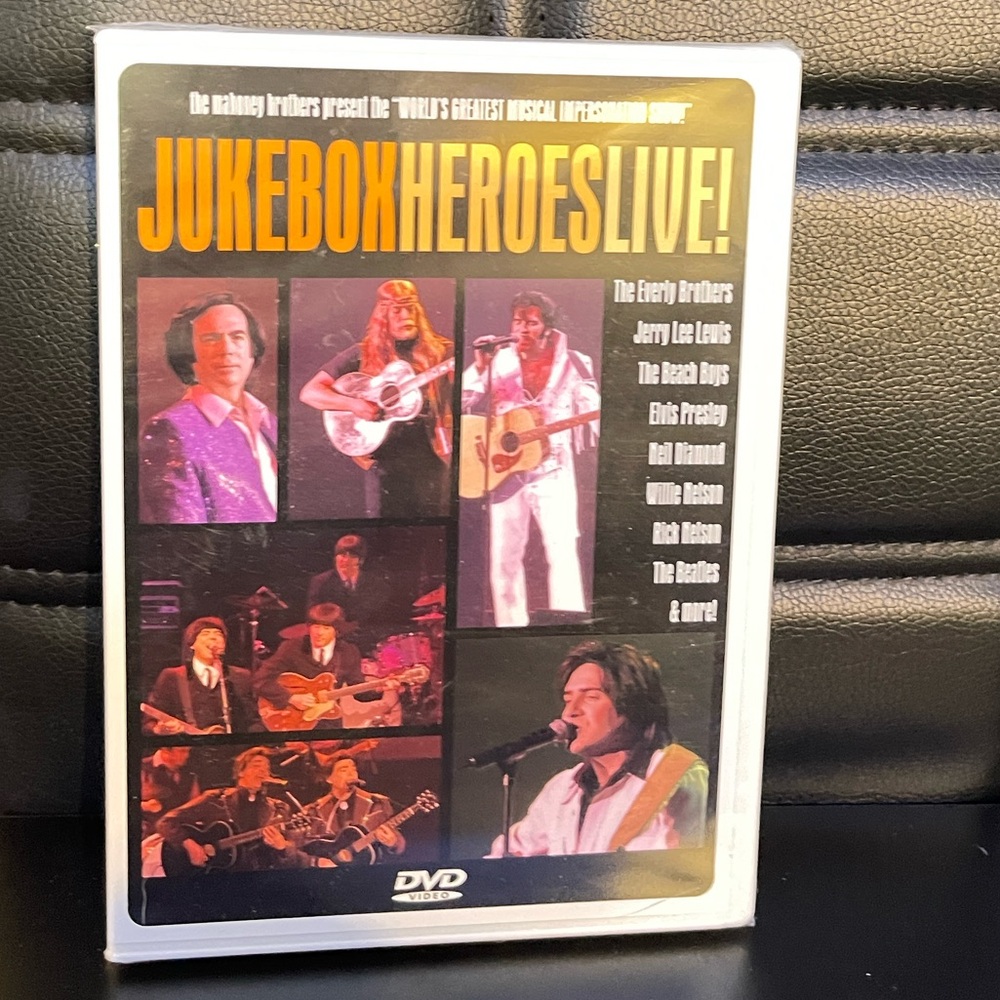 The Mahoney Brothers Jukebox Heroes
Live DVD Very Rare New Sealed Packaging